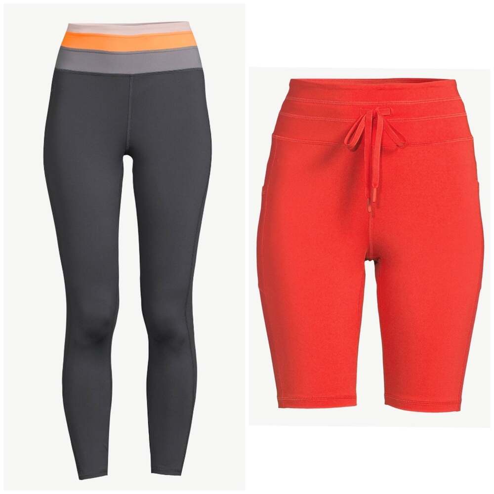 Love & Sports leggings and shorts. Womens new athletic workout Fits like XL